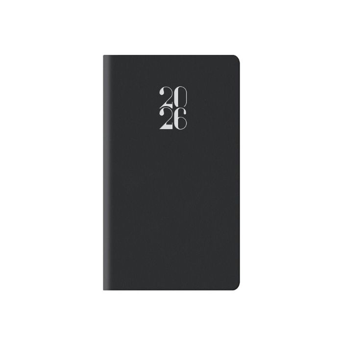 Agenda Egadi bigiornaliera tascabile 7x10 nero