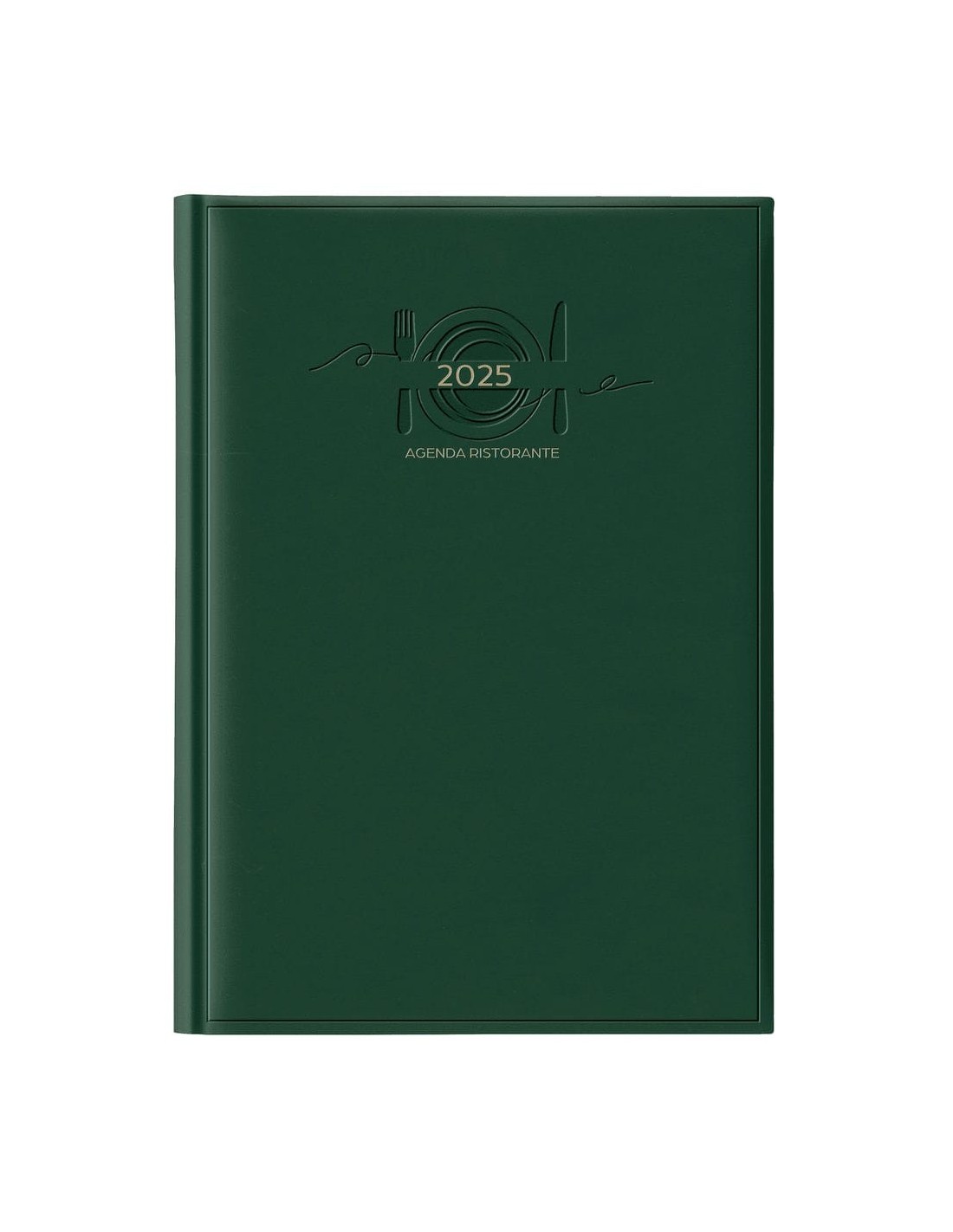 large daily green table planner