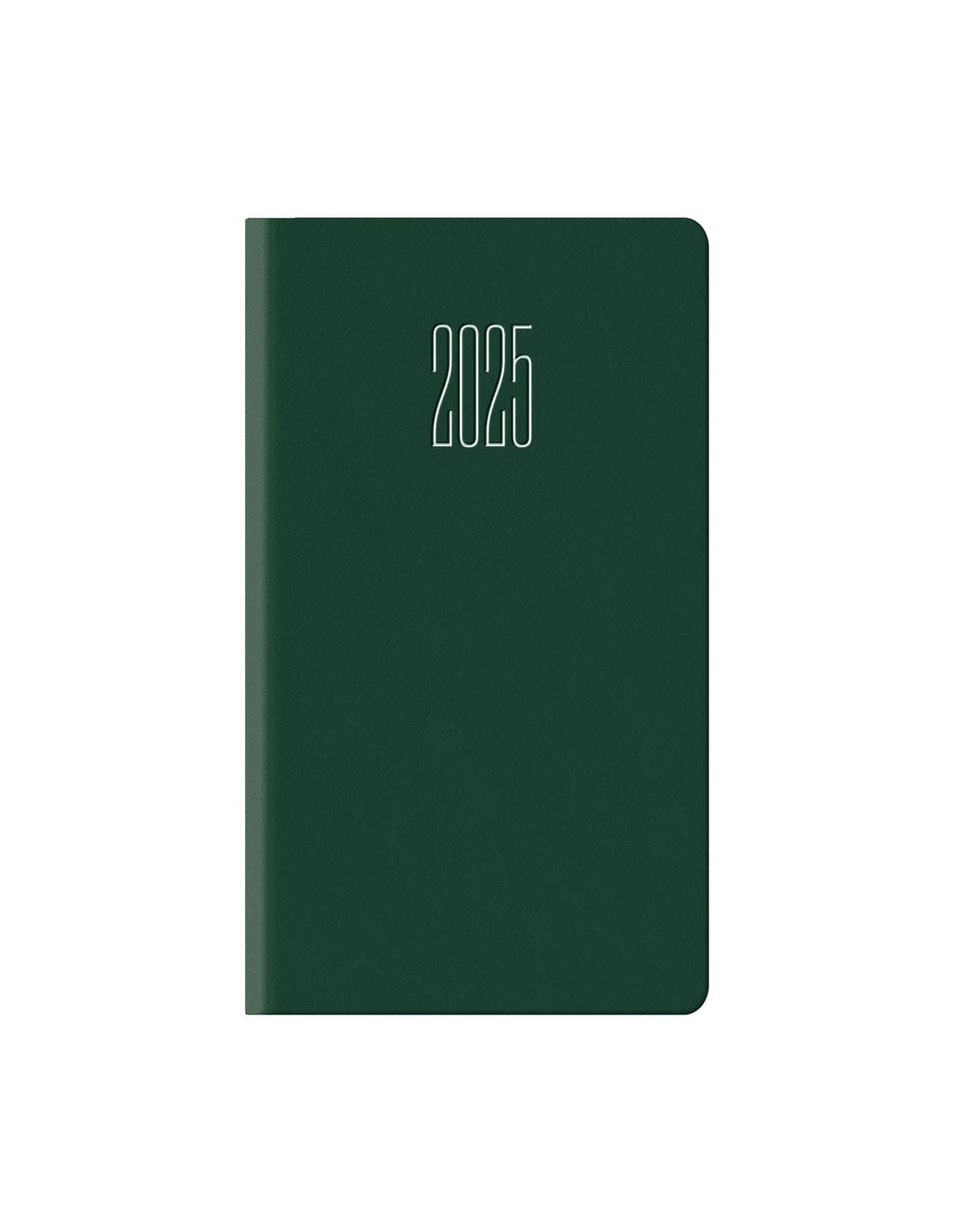 dark green vertical weekly pocket diary