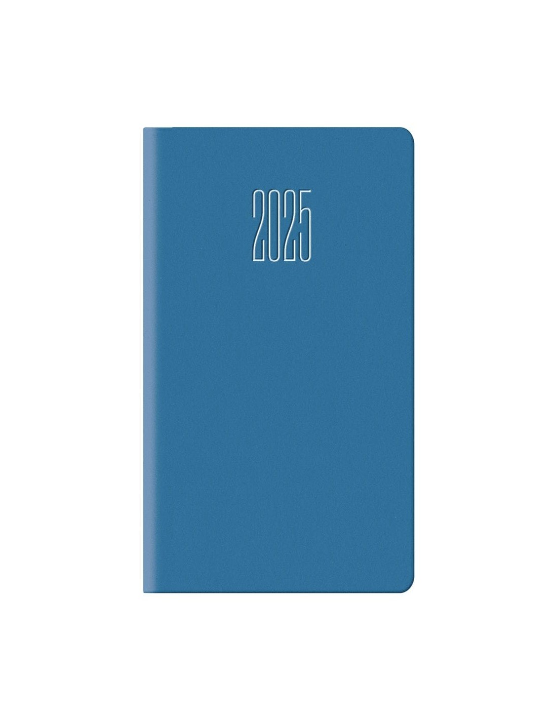 light blue vertical weekly pocket diary