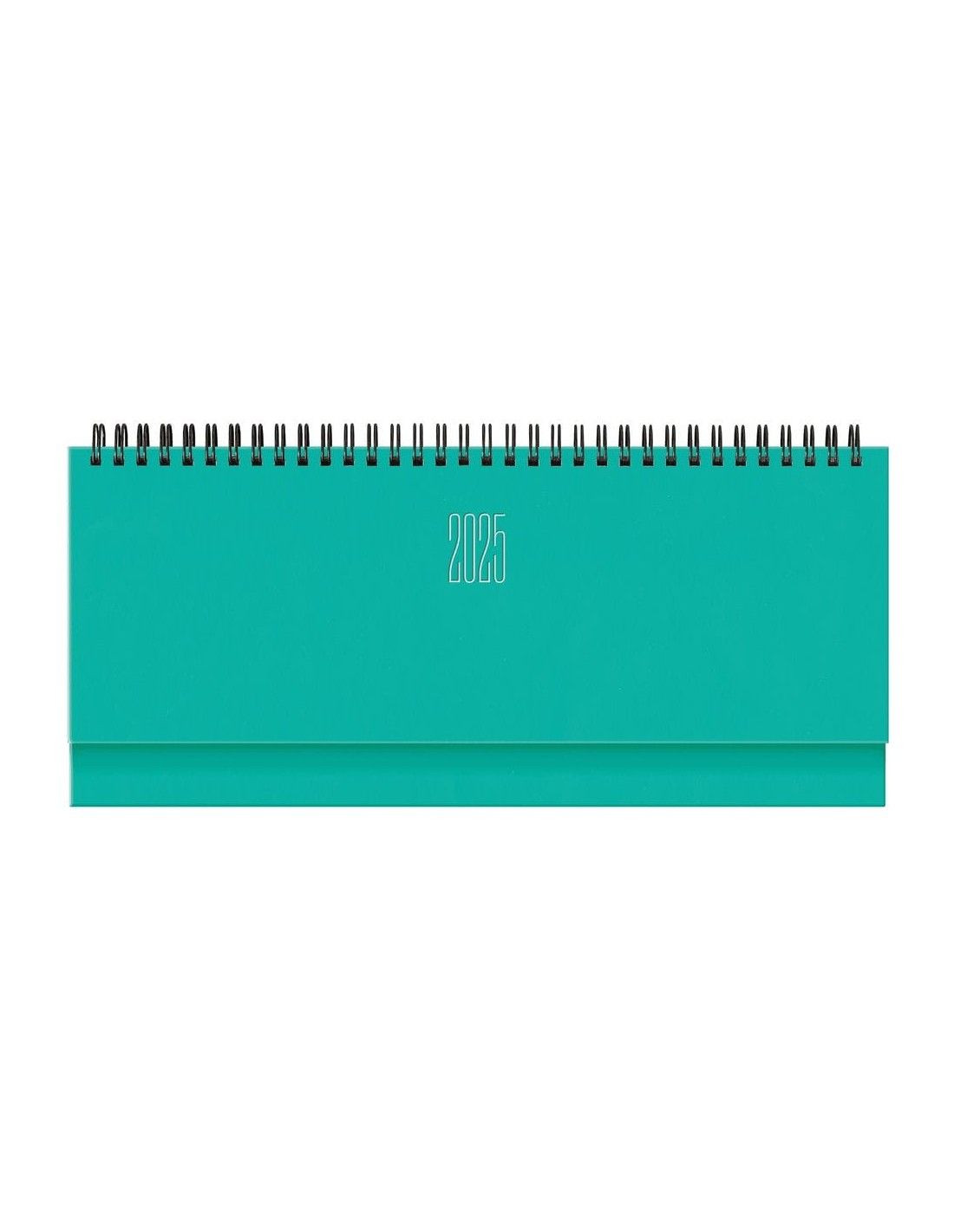 teal green horizontal weekly table planner