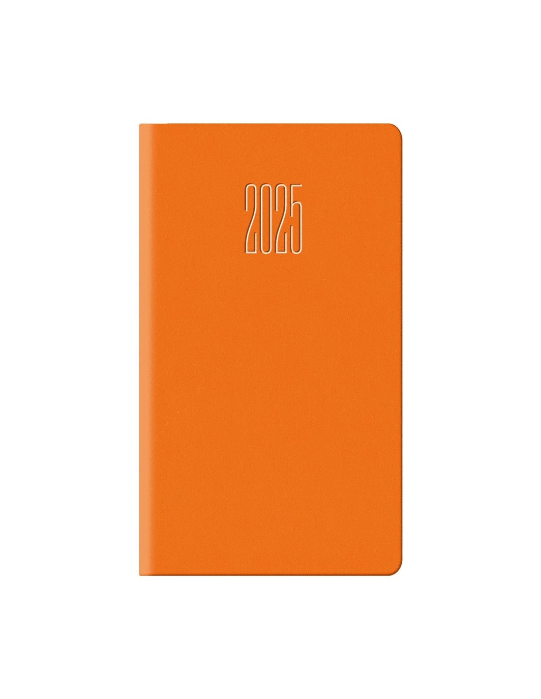 orange vertical bigday pocket diary