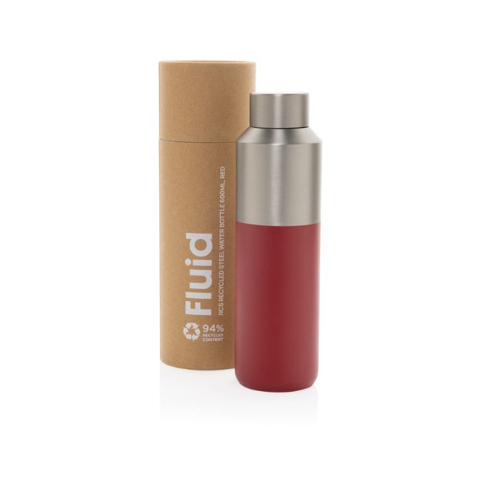 red water bottle packaging