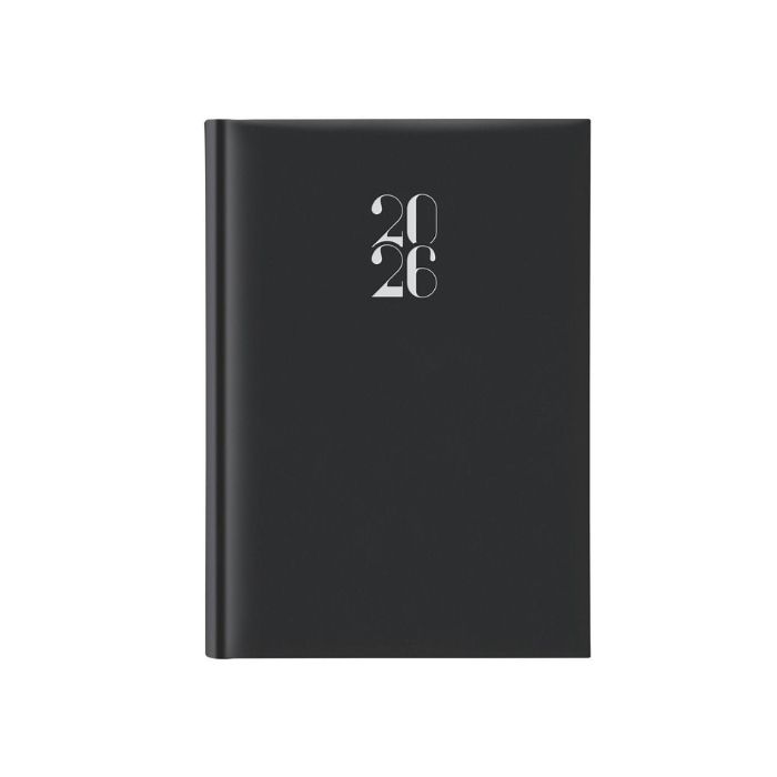 Agenda Egadi  Giornaliera Quadrettata 14,5x20,5 nera