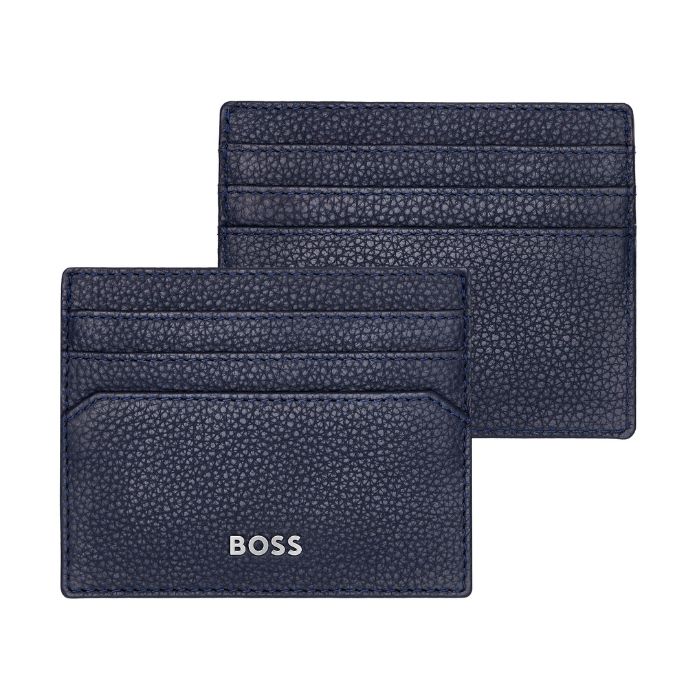 card holder classic navy front and back