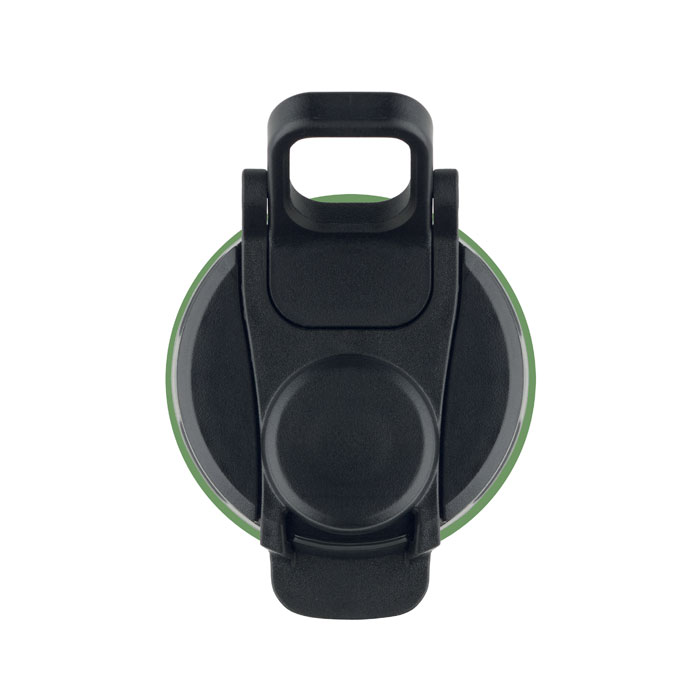 Foldable silicone sports bottle Verde Scuro item picture 5