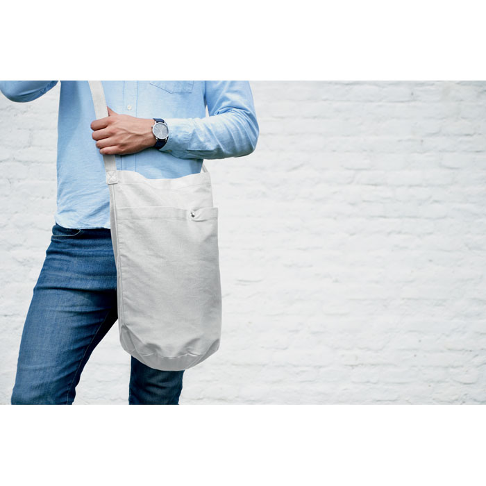 Canvas shopping bag 270 gr/m² Bianco item ambiant picture