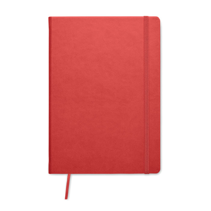 A5 recycled page notebook Rosso item picture side