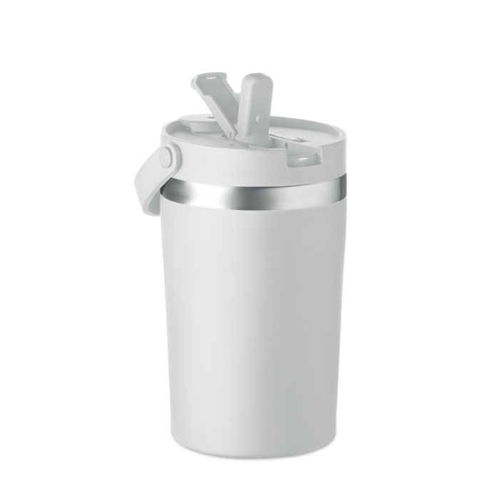Bicchiere doppio strato 350 ml Bianco item picture side