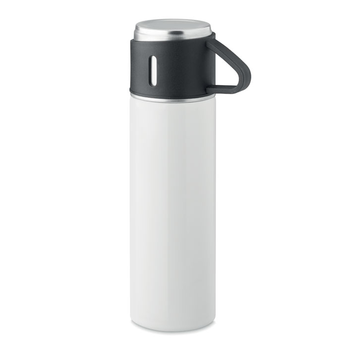 Double wall bottle 420 ml Bianco item picture front