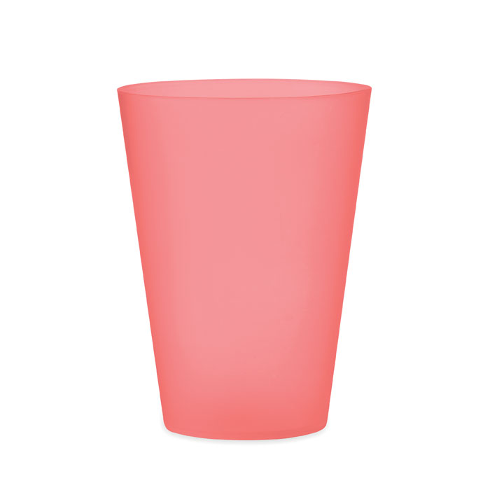 Reusable event cup 300ml Rosso Trasparente item picture front