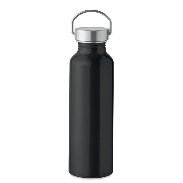 Recycled aluminium bottle 500ml Nero item picture front