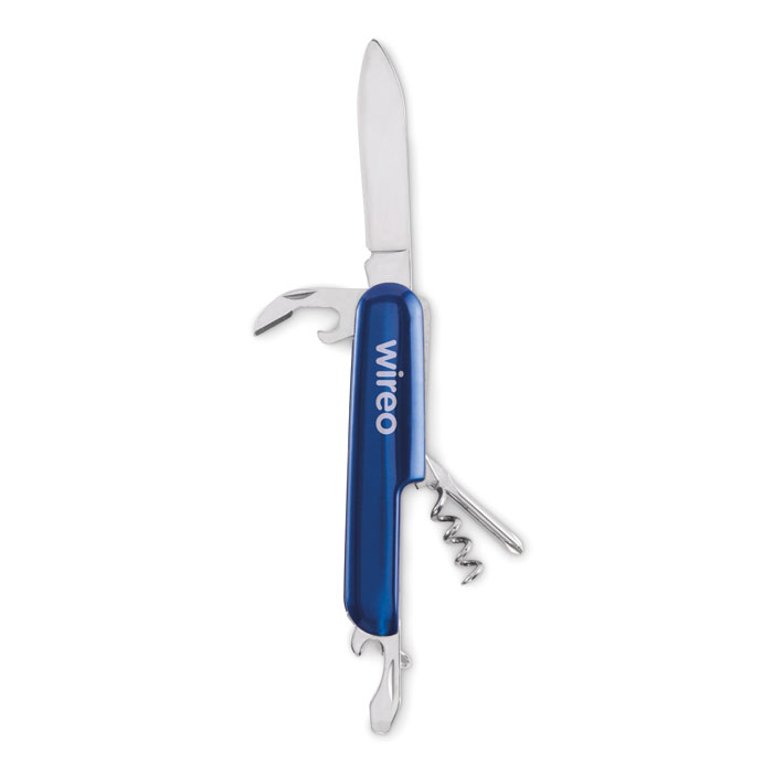 Coltello tascabile multiuso Blu item picture printed