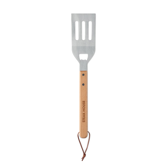 BBQ spatula in beechwood Legno item picture printed