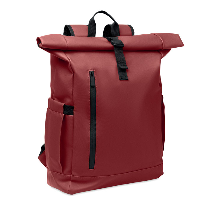 Zaino Rolltop per laptop 600D Borgogna item picture front