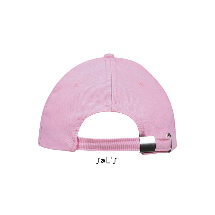 BUFFALO SIX PANEL CAP Pink/White item picture back
