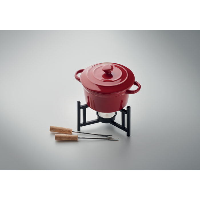 Set fonduta in ceramica 300 ml Rosso item picture 6