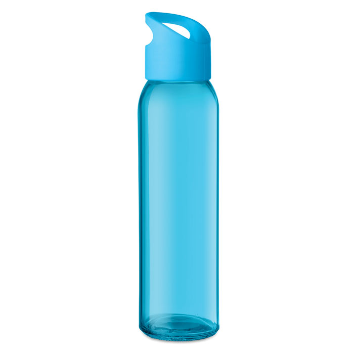 Bottiglia in vetro turquoise item picture front