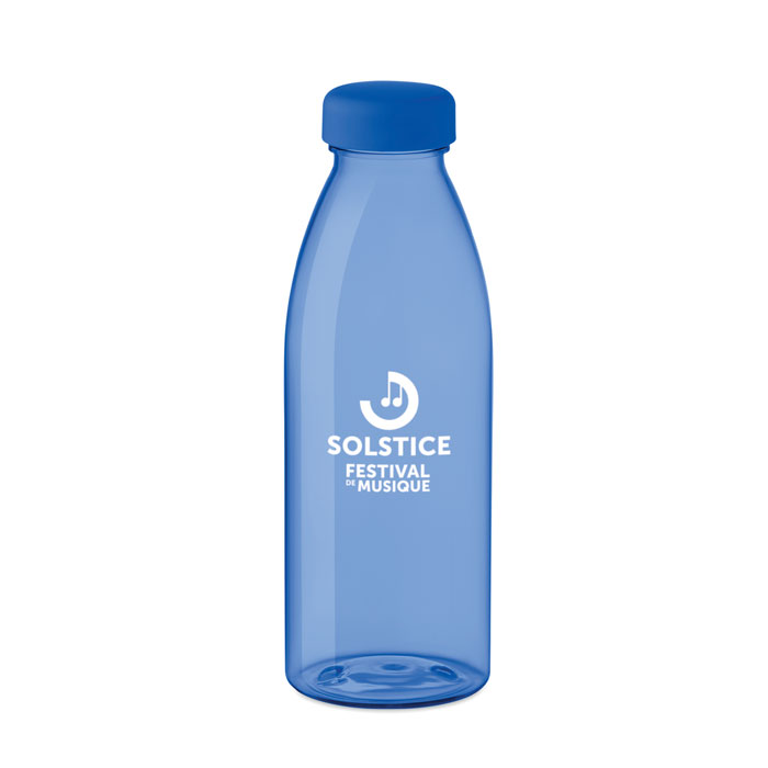 RPET bottle 500ml royal blue item picture printed