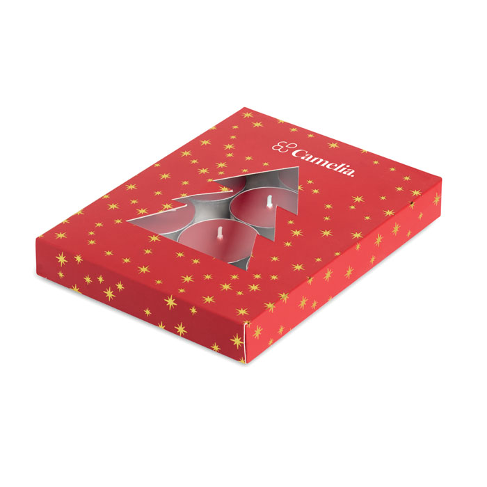 Cinnamon scented tea light set Rosso item picture printed