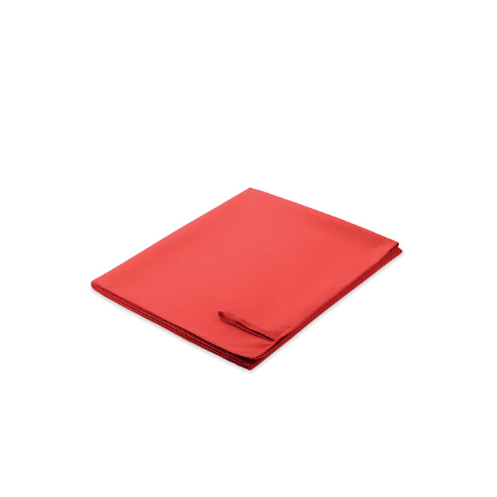 Asciugamano in microfibra Rosso item picture back