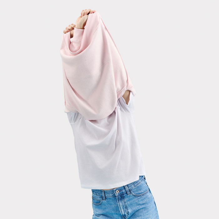 STELLAR Felpa uni cappuccio Burgundy item picture 2