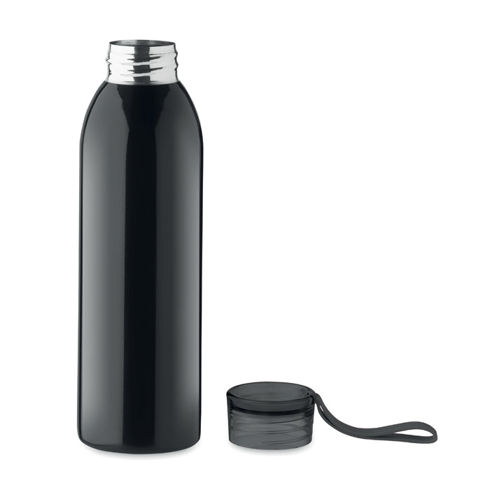 Bottiglia in acciaio inox 650ml Nero item picture open