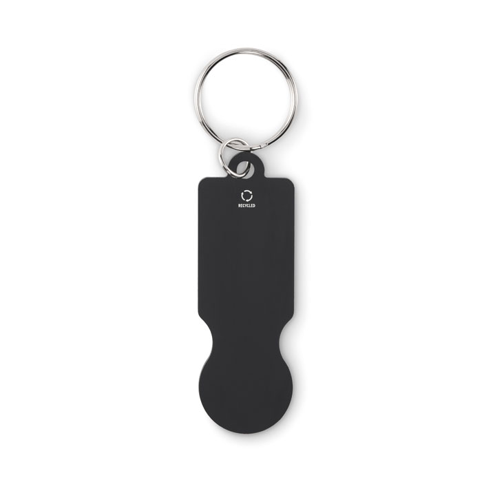 Key ring with trolley token Nero item picture top