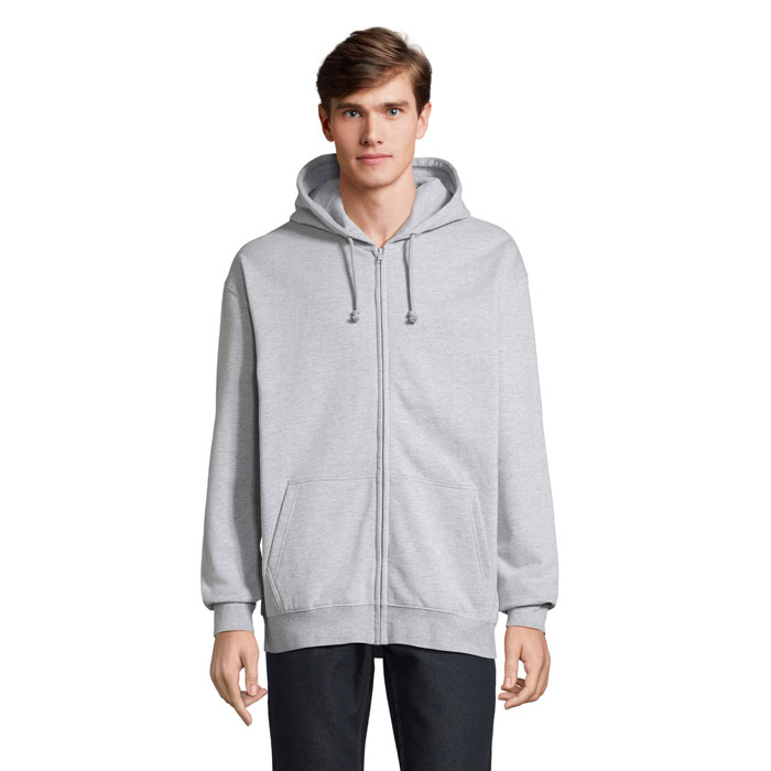CARTER Full Zip Hoodie Blu Royal item picture front