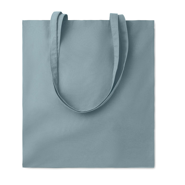 180gr/m² cotton shopping bag Petrolio item picture front