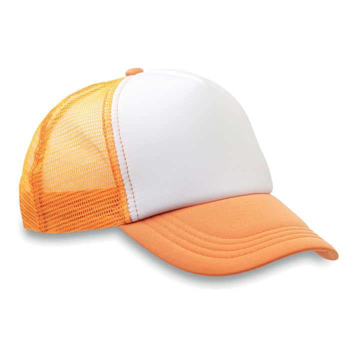 Cappello camionista neon orange item picture front