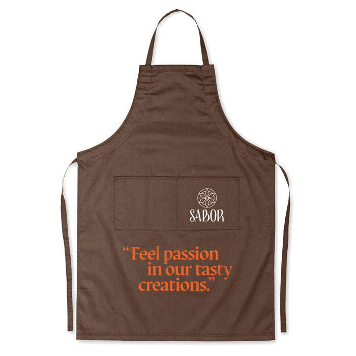 Adjustable apron Cioccolato item picture printed