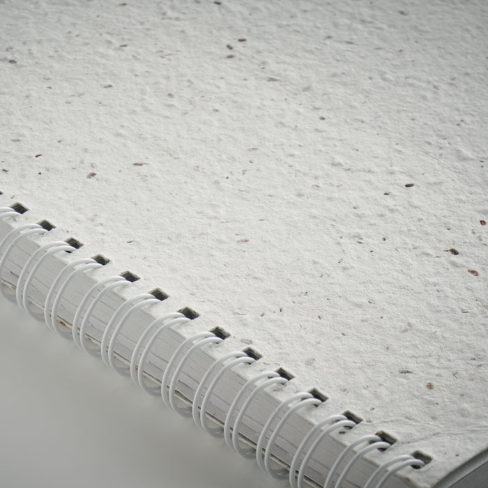 A5 seed paper cover notebook Bianco item detail picture