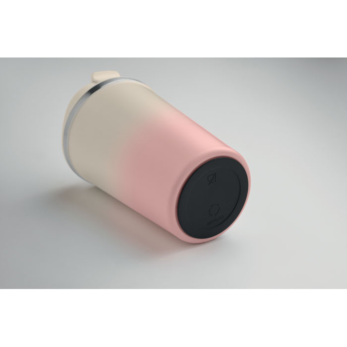 Bicchiere doppio strato 350 ml Rosa Baby item picture 6