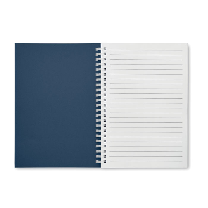 Notebook in cartone riciclato A5 Francese Navy item picture open