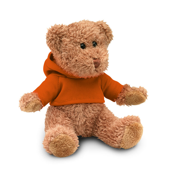 Teddy bear plus with hoodie Arancio item picture back