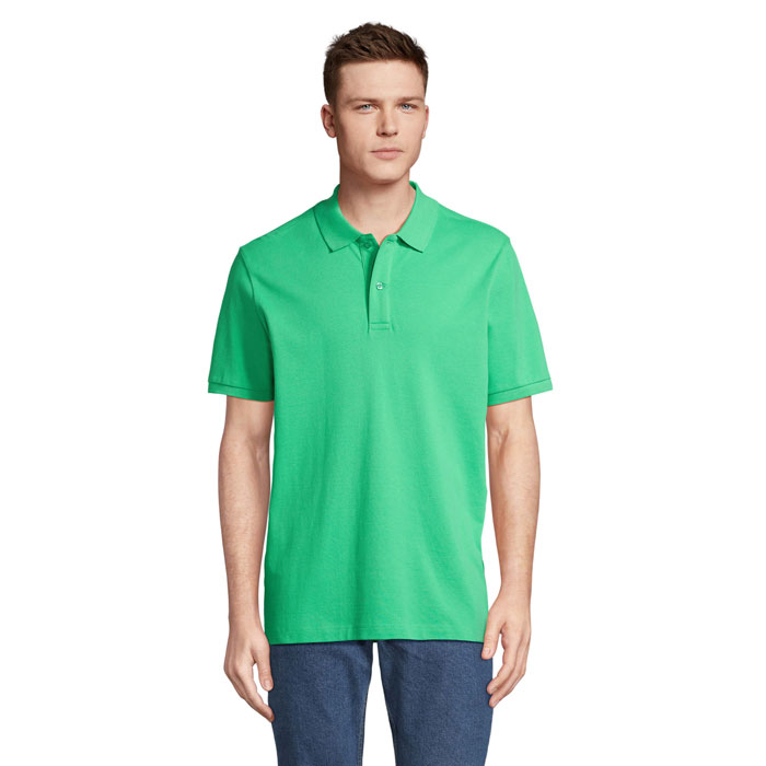 Polo PEGASE Organica 210g Verde Primavera item picture front