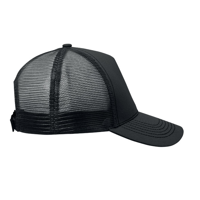 5 panel trucker cap Nero item picture top