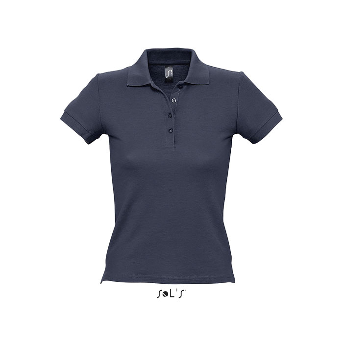 PEOPLE DONNA POLO 210g navy item picture front