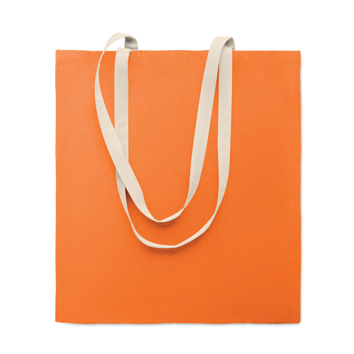 Shopper in cotone Arancio item picture front
