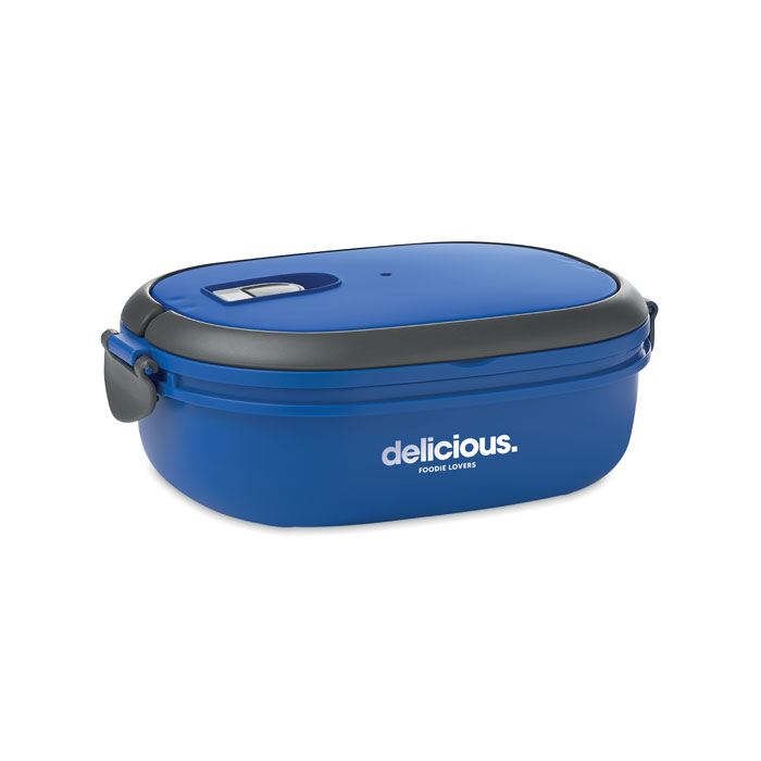 PP lunch box with air tight lid Blu Royal item picture printed