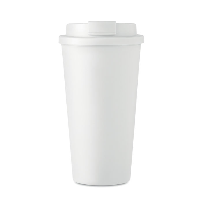 Double wall tumbler 450 ml Bianco item picture top