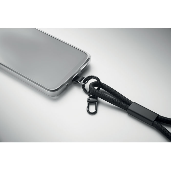 Charging phone wrist strap 60W Nero item ambiant picture