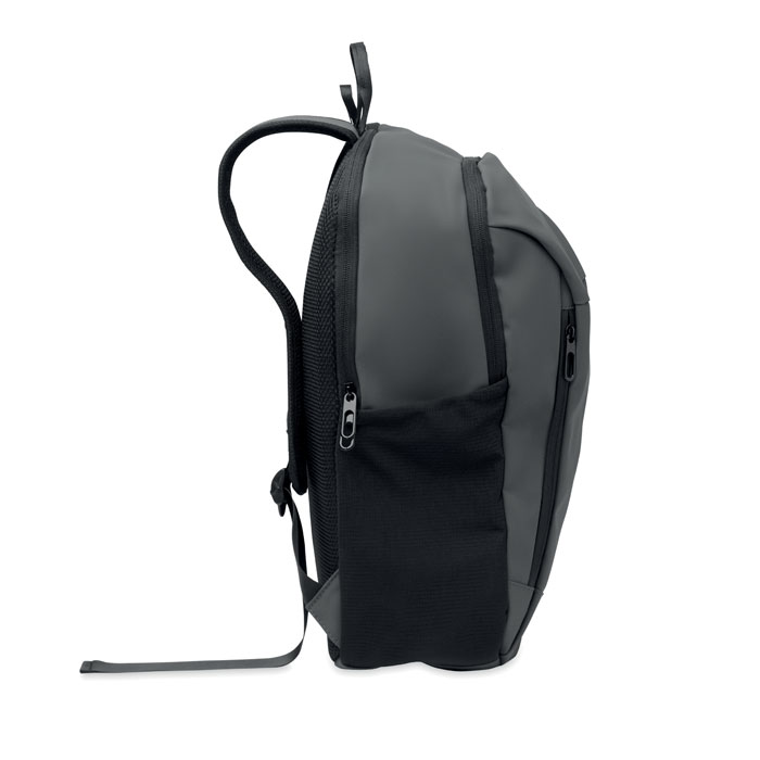 15" soft PU laptop backpack Grigio Pietra item picture 5