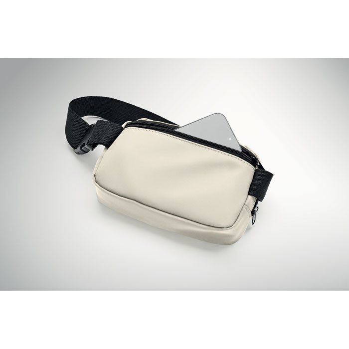 Waist bag in 210D polyester Bianco Sporco item picture 6