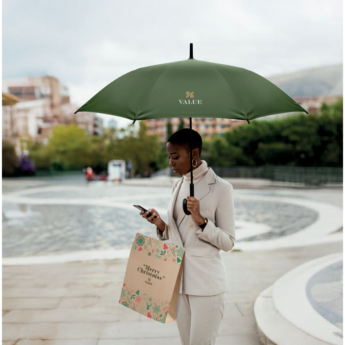 Ombrello antivento da 23" Verde item picture printed