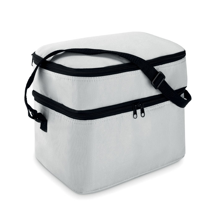 Cooler bag with 2 compartments Bianco item picture back
