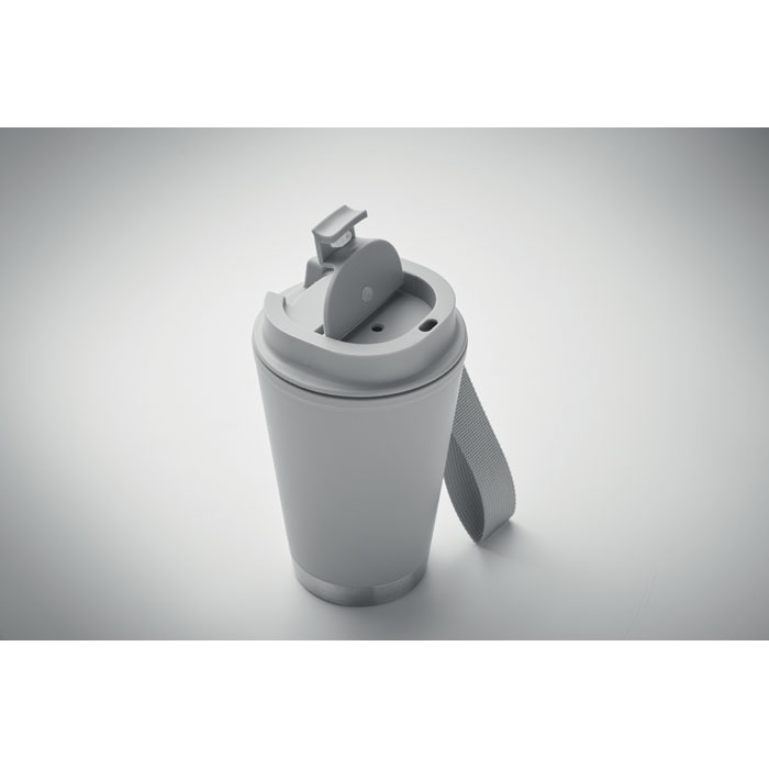 Bicchiere a doppio strato. 300 ml. Grigio item picture open
