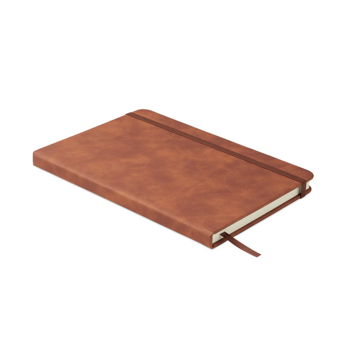 A5 smokey PU notebook Marrone item picture front