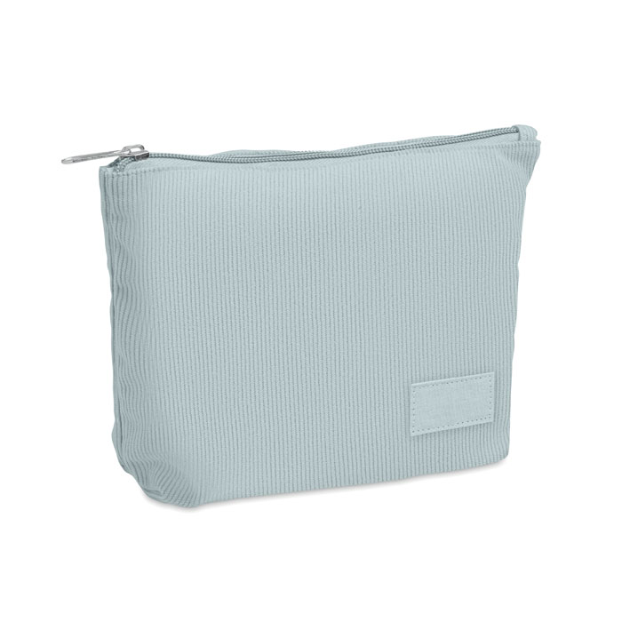 Porta cosmetici in velluto Blu Bambino item picture front